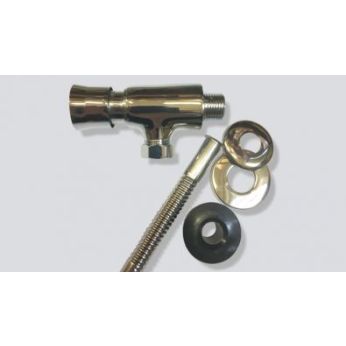 ELBA 1/2" urinal pressure valve, flow time approx. 5 s., incl. accessories